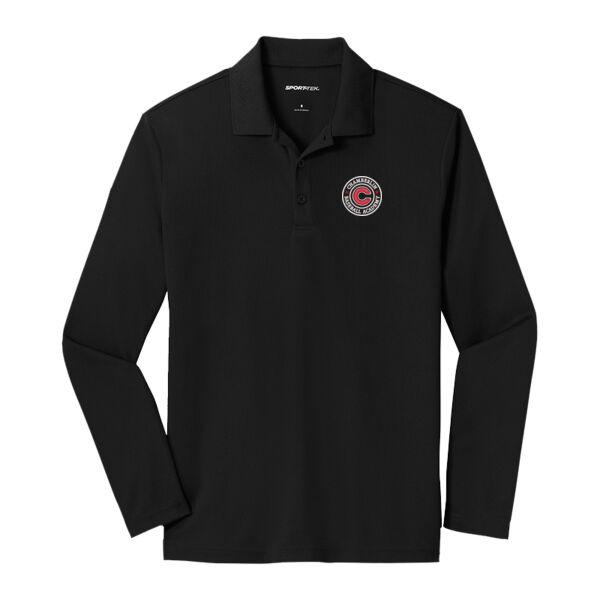 Chamberlin  - PosiCharge ® RacerMesh ® Long Sleeve Polo Thumbnail