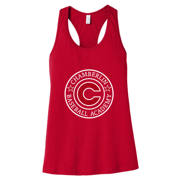 Chamberline Baseball Academy  - Women's Jersey Racerback Tank Thumbnail